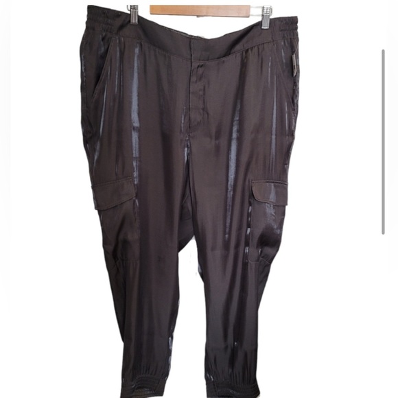 Anthropologie Grey Track Pants - Picture 3 of 6